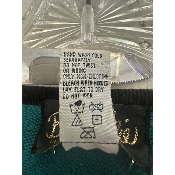 Bob Mackie Turquoise Wearable Art | Tagged Size: L - Picture 9 of 11